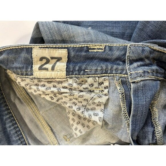 Taverniti SO Jeans Womens 27 Low Rise Distressed Embroidered Skinny Denim Pants - Picture 13 of 16